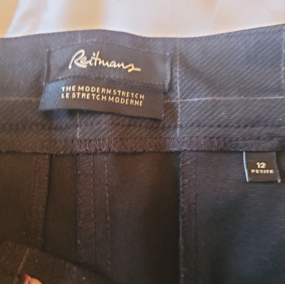 Reitmans modern stretch straight leg pants, size 12P - Picture 3 of 7